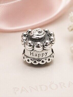 Pandora Happy Birthday Cake Charm